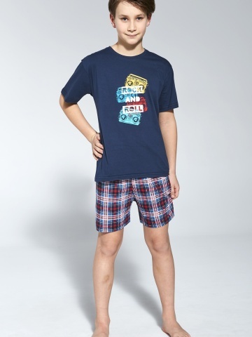 Pijama baieti 9-14 ani, 100% bumbac, Cornette B790-091