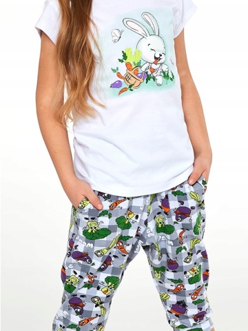 Pijama fete 1-8 ani, 100% bumbac, Cornette G487-084 - Img 2