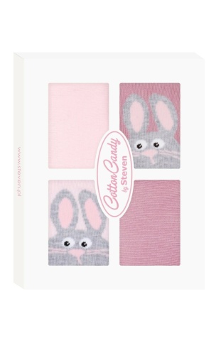 Sosete cu model pentru fetite, in cutie cadou - Steven S144-B001