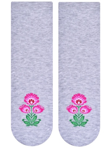 Sosete dama, colectia Folk - Steven S118K010 gri