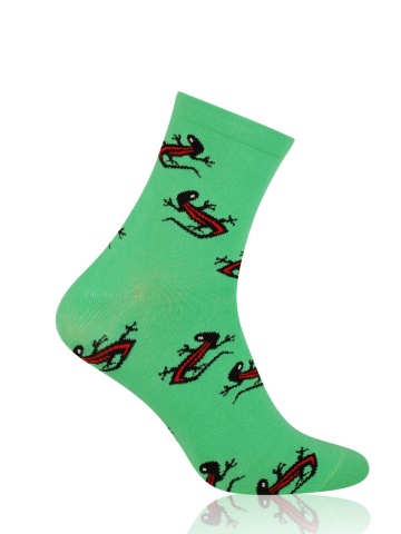 Sosete dama, model Lizard - More S078011 verde