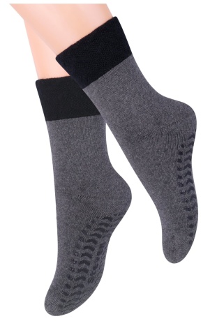 Sosete flausate cu ABS pentru baieti - Steven S038-T007