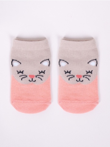 Sosete pentru fete din bumbac SKCBABY GIRL colorat mixt - YO Club