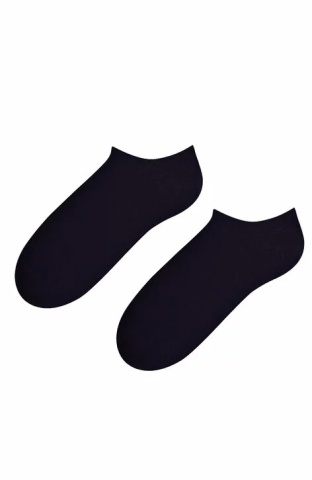 Sosete scurte, unisex, Steven S007-N, negru - Img 2