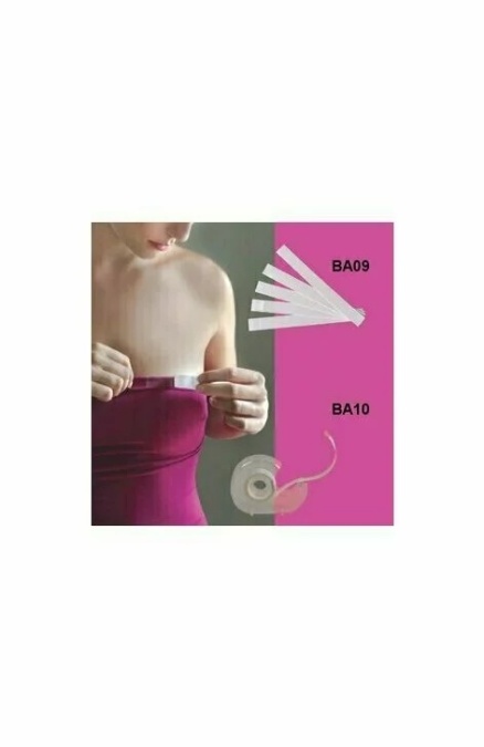 Benzi dublu adezive pentru fixarea rochiilor, set 20 bucati 2x7,5 cm, Julimex BA09-20 - Img 1