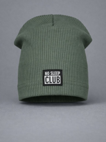 Caciula kaki din bumbac pentru baieti No Sleep Club - AJS - Img 2