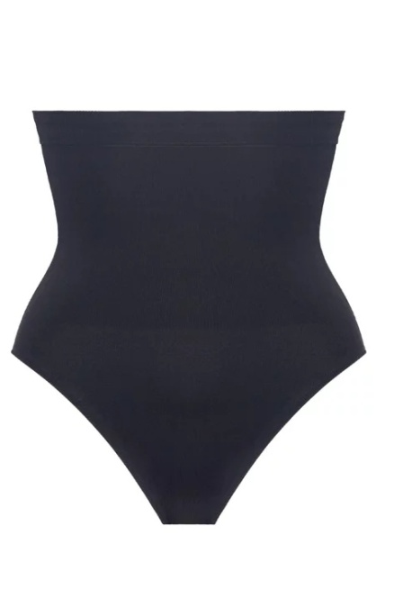 Chilot modelator tanga, talie inalta - Mitex Elite 5 bej, negru - marimi S-2XL - Img 3