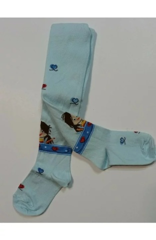 Ciorapi pantalon cu model pt fete - Rewon 501-004G - Img 3
