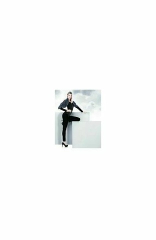 Colanti dama, bumbac - Marilyn Riffle 675, 120 DEN - negru - Img 4