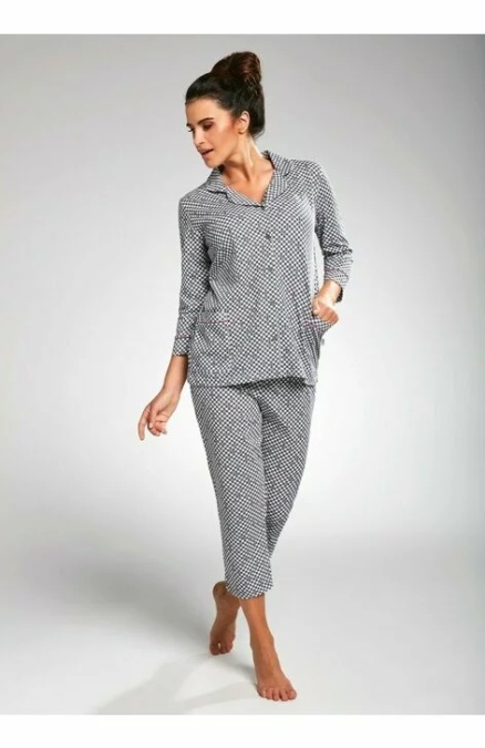 Pijama dama, 100% bumbac, Cornette W603-178 - Img 1
