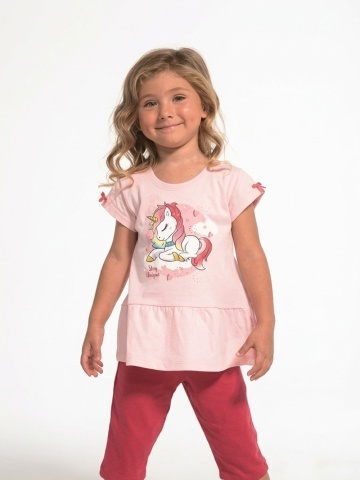 Pijama fete 1-8 ani, 100% bumbac, Cornette G241-060