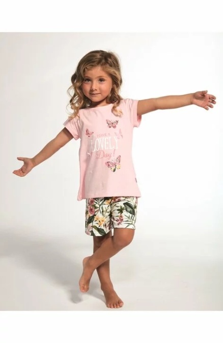 Pijama fete 1-8 ani, 100% bumbac, Cornette G361-076 - Img 1