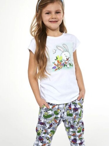 Pijama fete 1-8 ani, 100% bumbac, Cornette G487-084 - Img 3