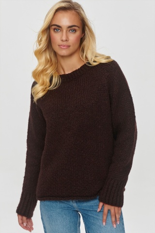 Pulover dama clasic, marime universala - Makadamia S150