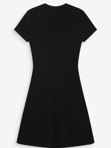 Rochie Venezuela neagra din tricot moale - Img 6