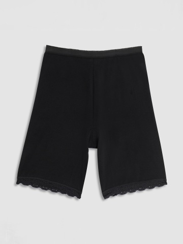 Set de dama 2 perechi chiloti tip pantalon cu talie inalta si crac lung - Cotonella - Img 5