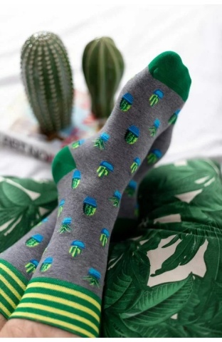 Sosete barbati, model Cactus - More S079189 gri