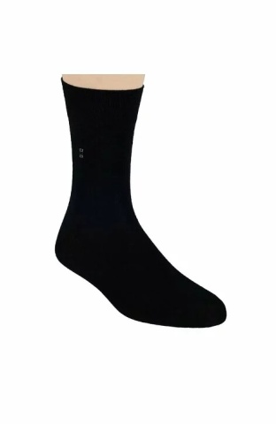 Sosete bumbac barbati, sosete cu logo pentru pantofi - Steven S056-017 negru