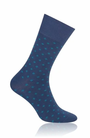 Sosete bumbac pentru barbati - Steven S056-C077 bleumarin