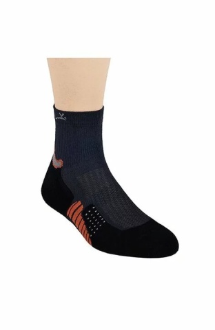 Sosete sport barbati, flausate pe talpa - Steven S100-04 grafit-negru