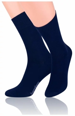 Sosete unisex, viscoza de bambus, culoare granat - Steven S086-GRAN