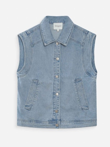 Vesta Vallonia skyblue oversize din denim - Img 8