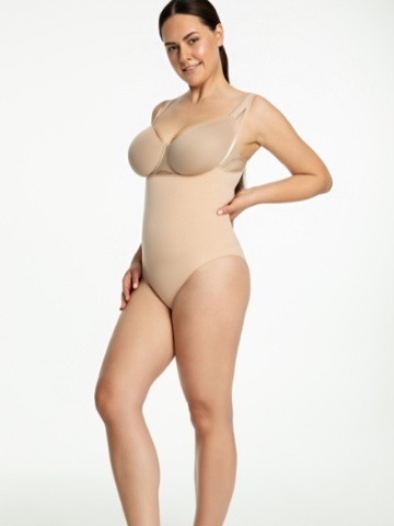 Body modelator bej fara cusaturi, open bust - Julimex - Img 3