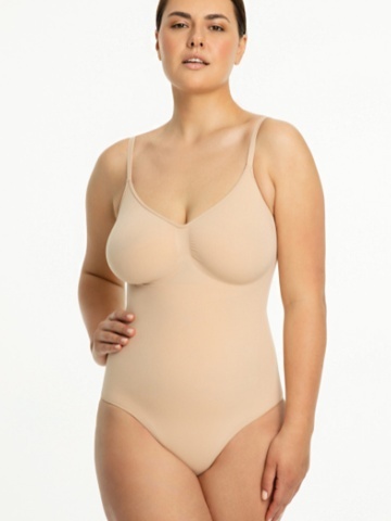 Body modelator cu bretele reglabile si fara cusaturi - Julimex