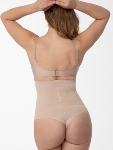 Chilot modelator tanga cu talie inalta - Julimex String 275 - Img 6