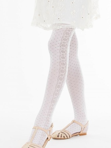 Ciorapi cu model pentru fetite - Marilyn Lily C86, 60 DEN - albastru