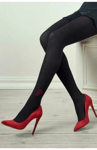 Ciorapi de dama cu model, colectia de lux Patrizia GUCCI for Marilyn G33 - Img 2