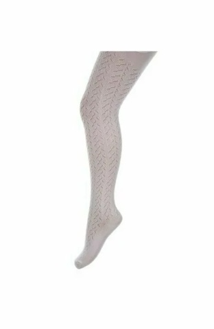 Ciorapi pantalon jacard pentru fete din bumbac cu aloe vera - Rewon 540-004