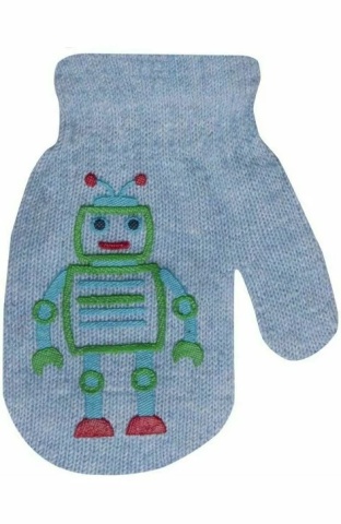Manusi cu un deget pentru baieti, ABS - YO Club R002B, multicolor - Img 2
