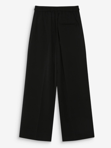 Pantaloni Noblesse negri wide-leg cu talie medie-inalta - Img 6