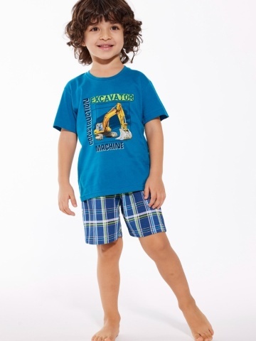 Pijama baieti 1-8 ani, 100% bumbac, Cornette B789-087
