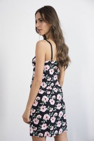 Rochie furou cu model floral - Julimex Hibiscus Invisible-Line - Img 2