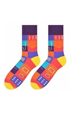 Sosete barbati, model Square - More S079-224 multicolor - Img 2