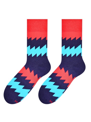 Sosete barbati, model Zigzag - More S079214 detaliu bleumarin