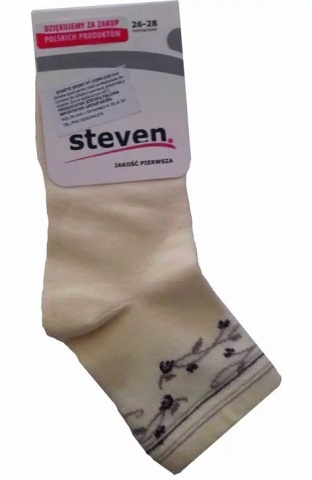 Sosete cu model pentru fete - Steven S014-D040