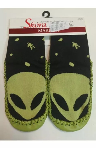Sosete cu talpa piele pentru baieti - Marilyn Home Socks - Img 5