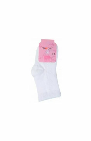 Sosete din bumbac pentru fetite Rewon Jacard 103-002G - Img 5