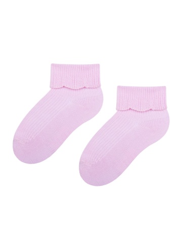 Sosete din viscoza de bambus pentru bebelusi, culoare roz - Steven S145-W003