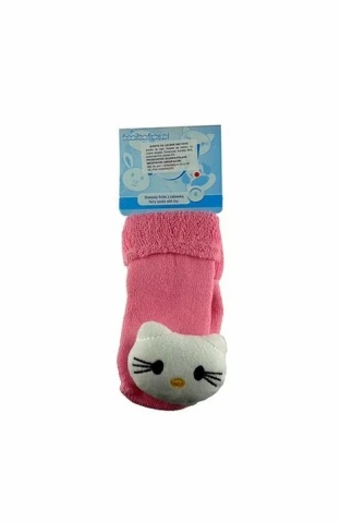 Sosete flausate cu jucarie atasata pentru fete SKFTOYS G - YO Club