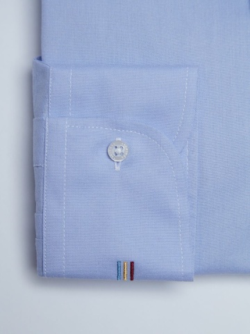 Camasa premium barbati, 100% bumbac, regular fit - FRONTERA - bleu deschis - Img 4