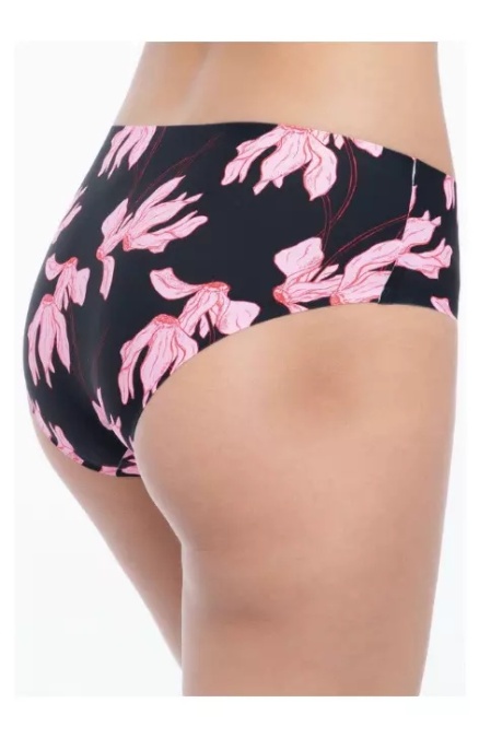 Chilot dama fara cusaturi, Invisible-Line Julimex Cyclamen - print floral - Img 3