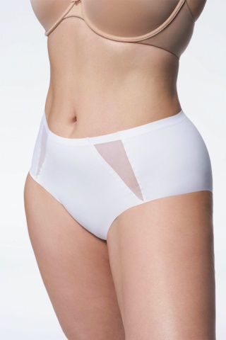 Chilot dama, Invisible-Line Julimex Pearl, alb - Img 3