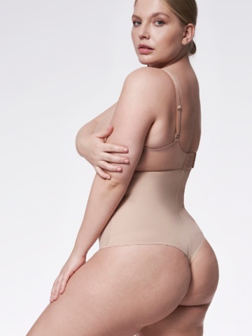 Chilot modelator tanga cu talie inalta - Julimex String 275 - Img 3