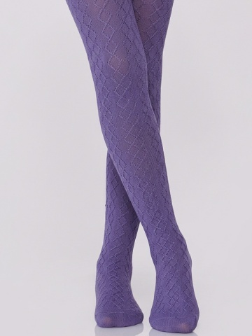 Ciorapi din microfibra cu model pentru fetite, 40den - Knittex Lidka - Img 5