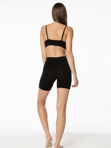 Pantaloni scurti confort de dama din bambus, fara cusaturi - Julimex - Img 5