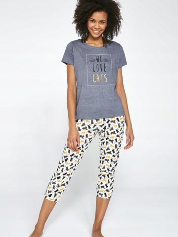 Pijama dama, 100% bumbac, Cornette W497-196